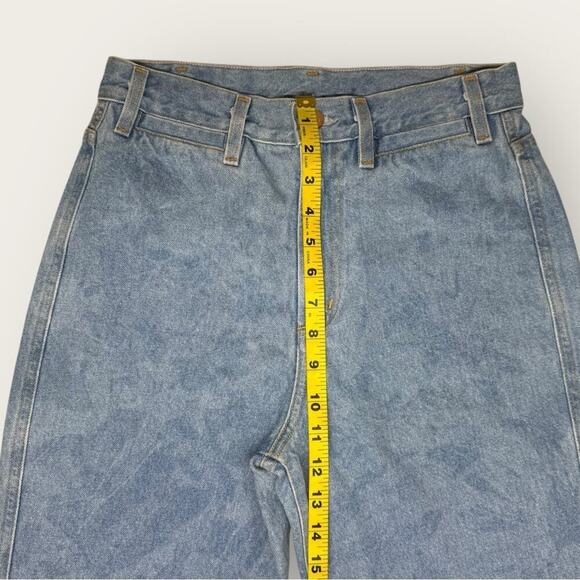 Goldsign | High-Rise Wide-Leg Jeans | Blue Wash | Size 26 - Picture 14 of 16